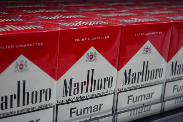 Some of the smuggled cigarettes included the brand Marlboro