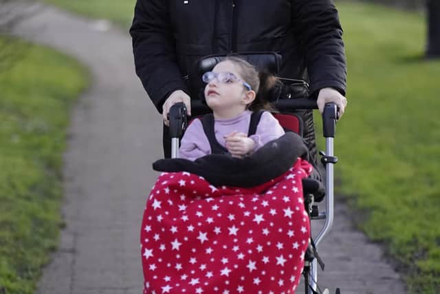 She cares full-time for her youngest, Ava, who has Wolf-Hirschhorn syndrome.