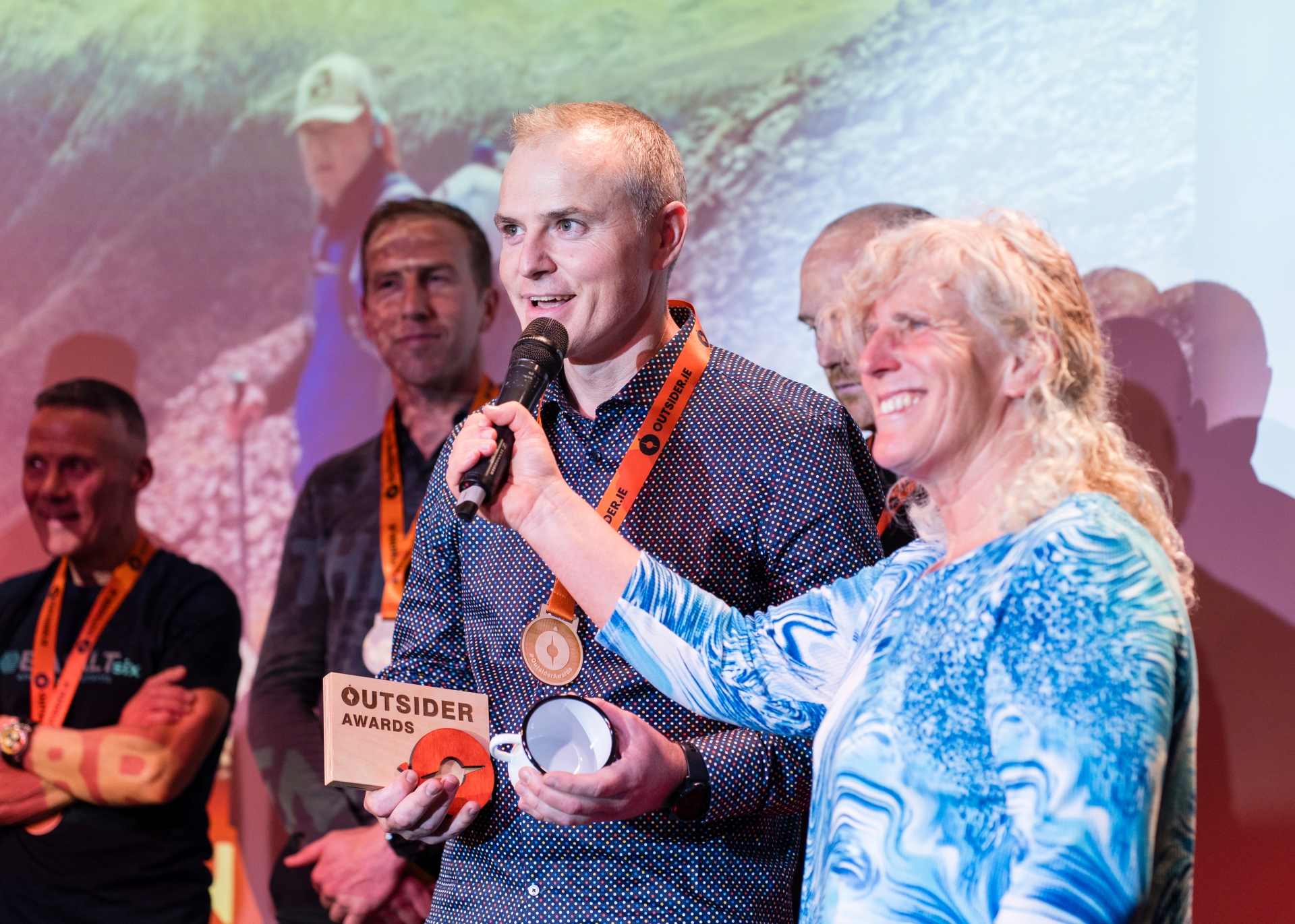 Winner of the Outsider Man of the Year, Ian O'Brien