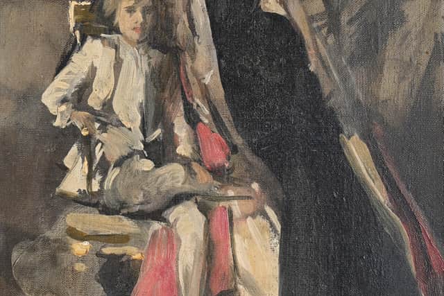 Jennie Fisher, co-head of Dreweatts Modern and Contemporary Art, said: “We are thrilled to be able to offer a cross-section of works demonstrating the breadth and range of Lavery’s work, from an evocative example of his plein air landscape painting, to society portraits, through to a rare and important study for one of his most important historical commissions.