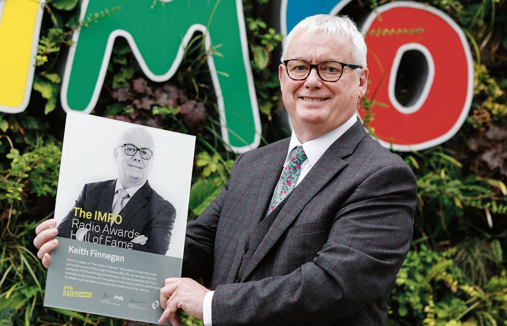 Keith Finnegan was inducted into the Irish Radio Hall of Fame last year