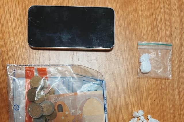 During the course of the search a sum of cash and a quantity of crack cocaine was seized along with a motorcycle believed to be one of the vehicles involved in the incident.