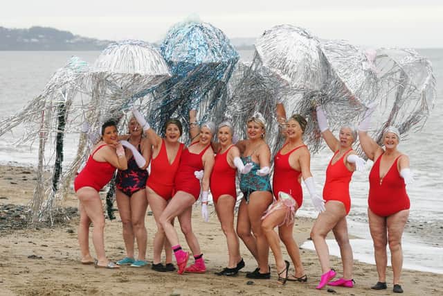 The annual swim has raised more than 350,000 euros for local causes since 1984.