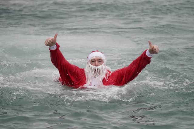 “Other years have been a lot colder, but today it was really easy to get in and you could hang around afterwards.