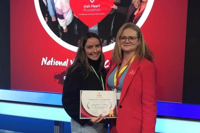 Ms O’Brien and 11 other patients have graduated from the Patient Champion programme, part of the charity’s investment in heart and stroke patients.