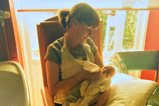 Shortly after her birth, a midwife noticed skin was missing from five of Katie’s fingers and her parents Miriam and John watched helplessly as she was rushed to the Rotunda Hospital’s intensive care unit.