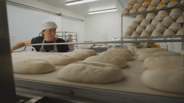 At the Seagull Bakery in the South East, Sarah Richards and her husband Conor Naughton use Irish-grown flours in their loaves and pastries.