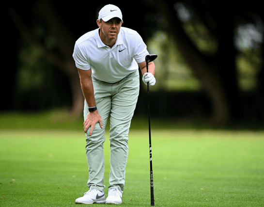 Rory McIlroy watches his shot at the Horizon Irish Open Golf Championship | PICTURE: Sportsfile