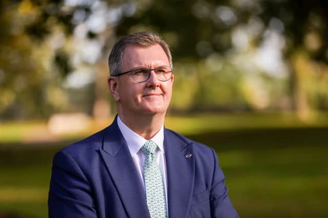Sir Jeffrey had said in recent weeks that the UK government was “moving closer” to addressing his party’s concerns over post-Brexit trading arrangements.