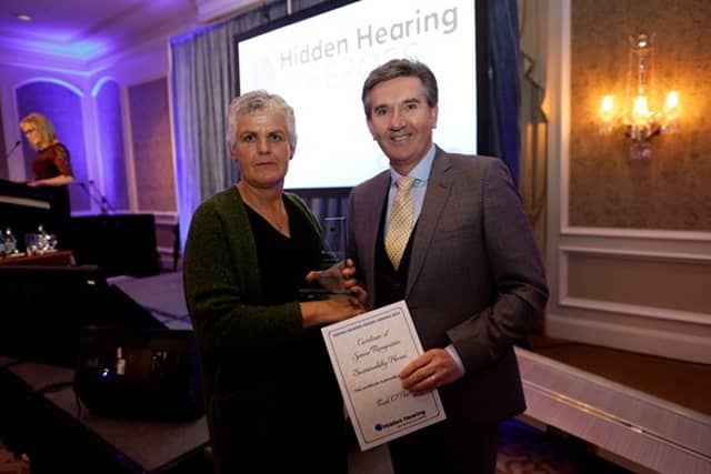 Trish O’Neill from Dunhill in Waterford was named a Hidden Hearing Hero at this year’s national awards presentation in Dublin.