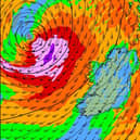 Storm Callum off the coast of Ireland