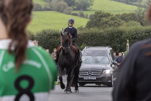 Fr Hughes said that Ronan followed in his father’s footsteps in their many shared interests. “Lorries, cars quads were all important to him, as well as a horse,” he said, adding that Ronan spent a lot of time around the family’s car wash and chip van and could chat to anyone.