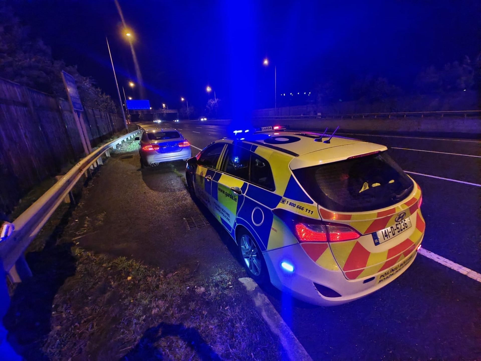 The detection was made on the M50 in Dublin