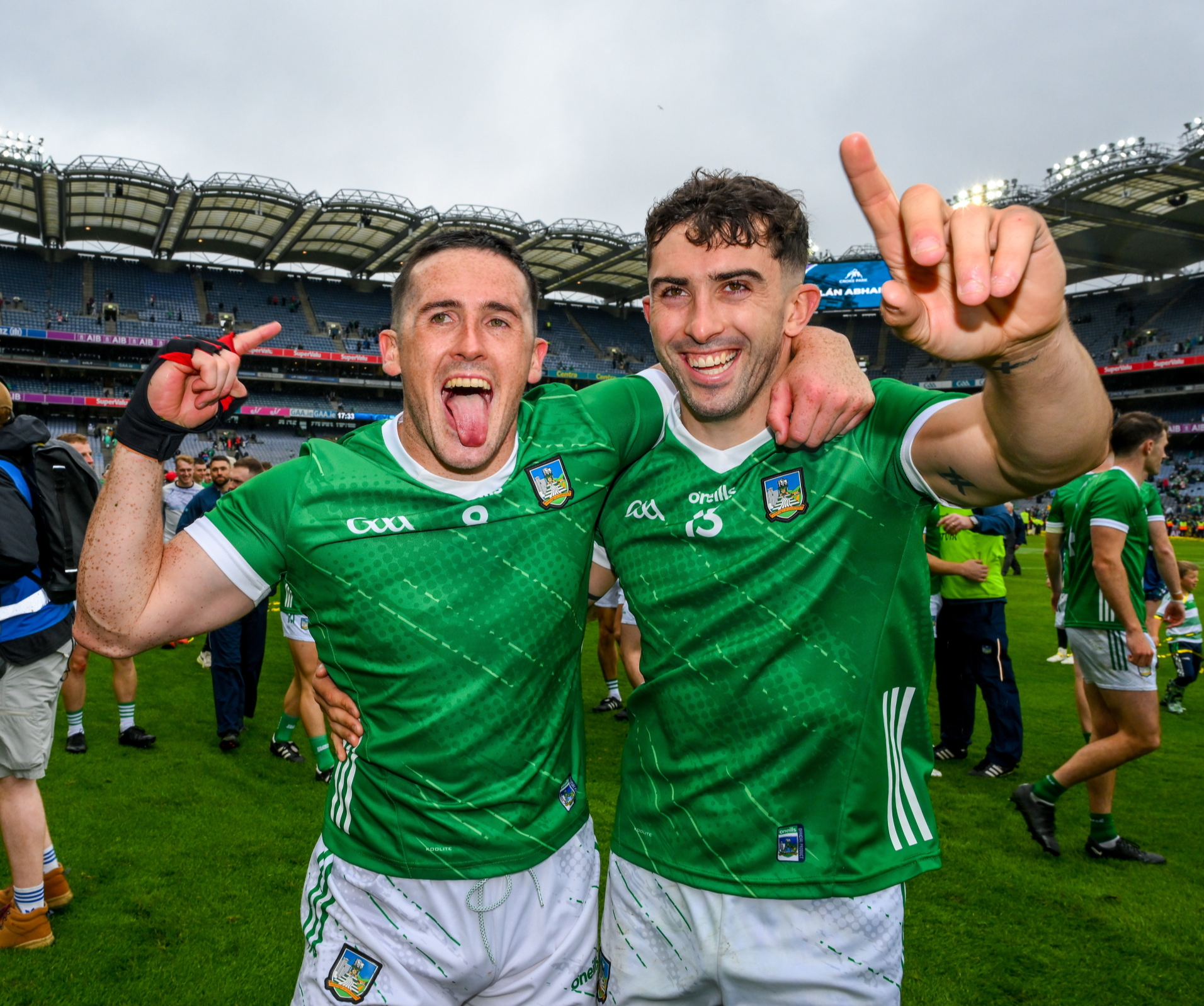 Darragh O'Donovan and Aaron Gillane after the All-Ireland hurling final | PICTURE: Sportsfile