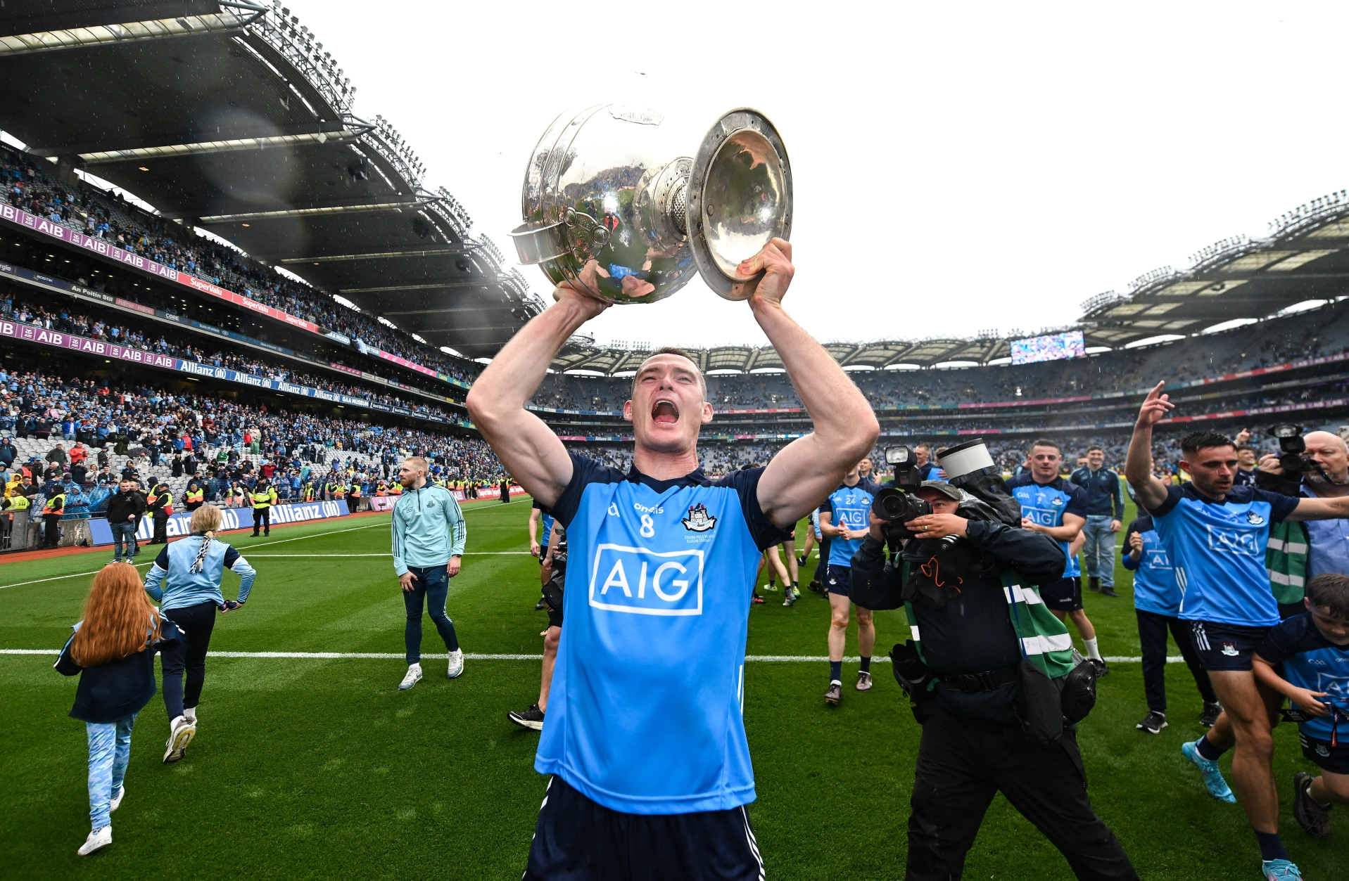 Brian Fenton celebrating Dublin's All-Ireland final win | PICTURE: Sportsfile