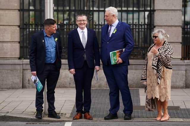 He said a “Slaintecard” system of entitlements would be introduced as universal healthcare is introduced, which would be developed within a term of Government.
