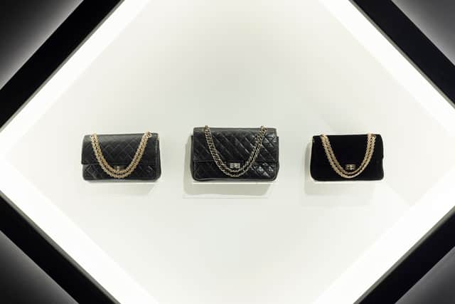 “The 2.55 has never really gone out of fashion since she designed it in 1955,” Cullen says. “That is fascinating in terms of high fashion, that an object can stay the course for such a long time and still be relevant.”