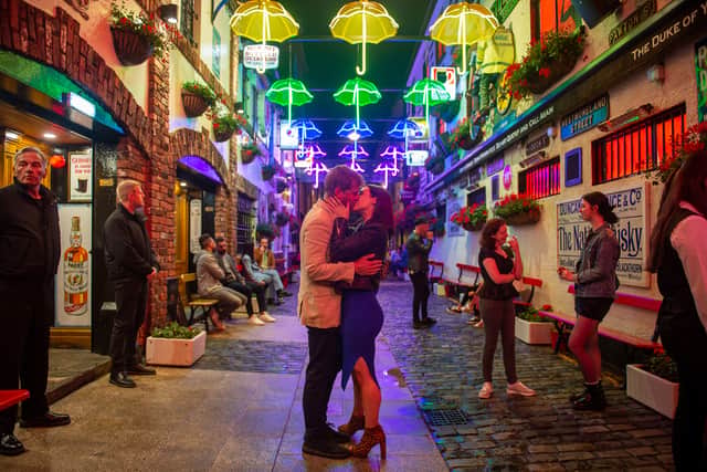 “I loved just discovering Belfast, really, and for Roisin to also be a bit of a guide… having not spent a huge amount of time there,” Flynn told the PA news agency.
