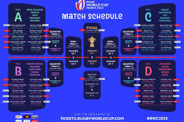 Ireland will enter the fray on Saturday September 9 against Romania in Bordeaux, kicking off on Virgin Media Television at 2.30pm. On Saturday September 16, Ireland v Tonga will air on RTÉ2, followed by South Africa v Ireland on Sunday September 23, 8pm. Ireland v Scotland will then air on Virgin Media Television on Sunday October 7.