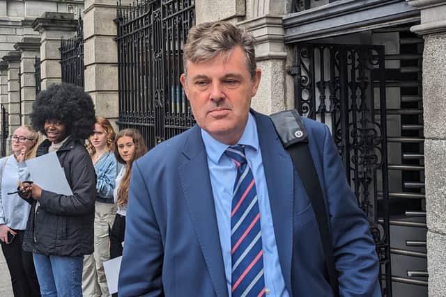 He said that the dispute over whether Tubridy was still in contract after stepping down from the flagship TV chat show The Late Late Show in May was still unresolved.