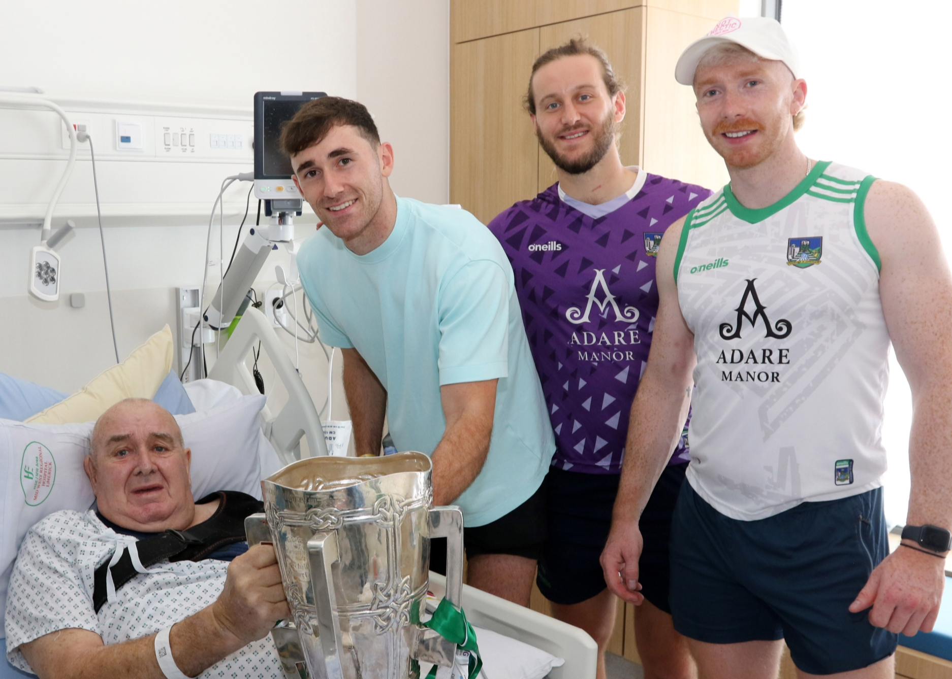 Michael O'Donoghue with Barry Nash, Tom Morrissey and Cian Lynch in UHL  | PICTURE: Brendan Gleeson