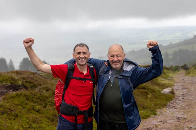 Dr Horgan was joined by Ms Gosnell’s husband Robert, her mum Myriam and dad Kees on his final descent.