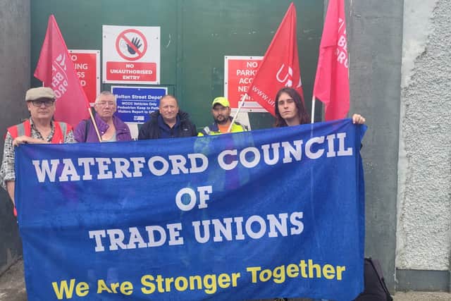 Local water service workers in Waterford take strike action