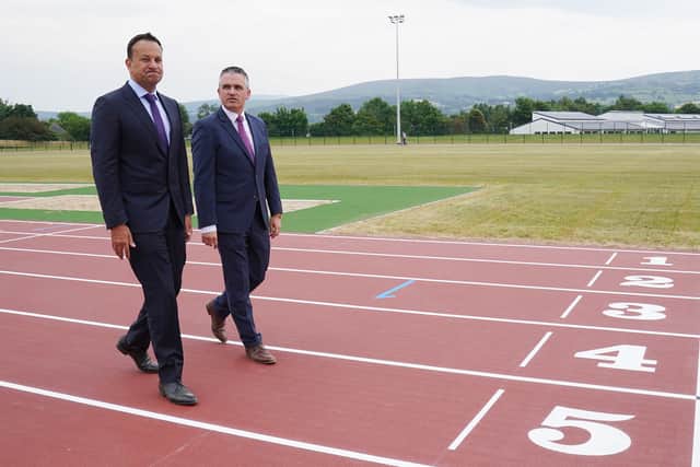 Attending the official opening of a sports complex in Clonmel, Co Tipperary, on Friday, the Taoiseach also noted progress was being made to construct modular homes for Ukrainian refugees fleeing the war.