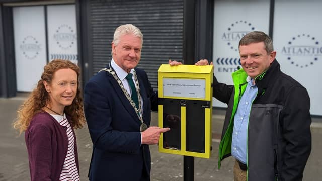 Ella Ryan, Environmental Awareness Officer, Mayor of Waterford City and County, Cllr. John O’Leary and Niall Kane, Acting Senior Executive Officer, Waterford City and County Council