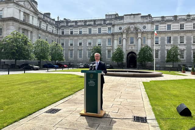 Speaking to reporters at Government Buildings, the minister said the Department of Children, Equality, Disability, Integration and Youth is looking at floating hotels, or “flotels”, in its response to accommodating international protection applicants.