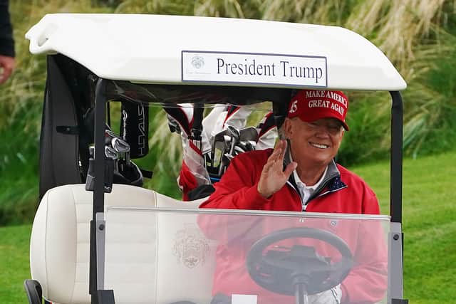 The matter was on the former president’s mind, however, as he decided to raise the issue himself at a media opportunity.