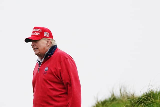 At the end of that round of golf, Mr Trump announced the resort should add the “on the Ocean” moniker to its title.