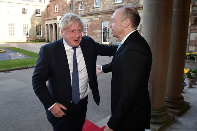 Mr Sunak and Mr Varadkar had a private meeting before the dinner.
