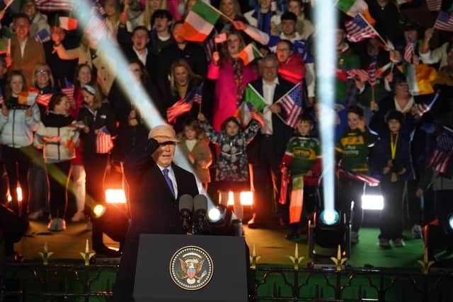At the close of a historic four-day trip to the island of Ireland, Mr Biden said the announcement would be made “relatively soon”.