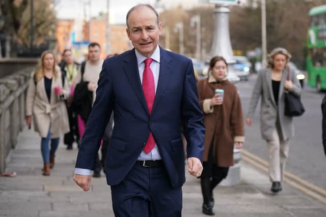 He added that he “(appreciated) your quiet wisdom in Northern Ireland” and in “working harmoniously” with Taoiseach and Fine Gael leader Leo Varadkar, saying: “I know the agreement is in the hands of guardians who really cared and were protect it safely”.