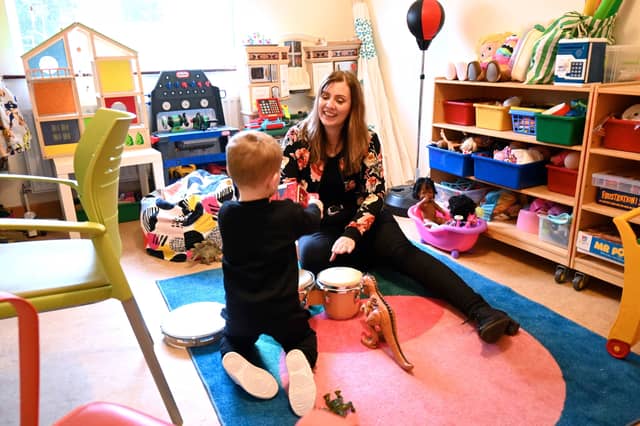 Head of therapy with Children at Risk Ireland, Emer O’Neill pictured in a typical child’s therapy room