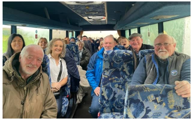 The group which travelled to see Waterford take on Kilkenny in the NHL at the weekend