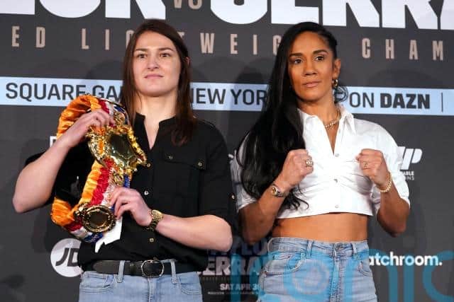 “People have been talking about this fight for a long time now so I’m delighted it’s happening and I’m looking forward to becoming a two-weight undisputed champion in Dublin on May 20.”