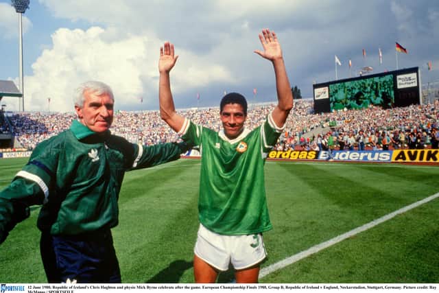Hughton, whose father is from Ghana, won 53 caps for the Boys in Green and was part of the Irish squad in Euro '88 and Italia '90 before he retired from football in 1993.