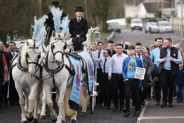 A funeral for Christopher Stokes, 19, will take place at the same church on Thursday.