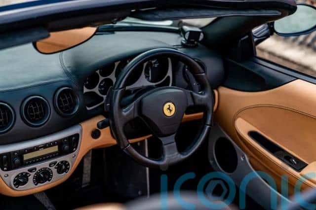 Though Beckham had kitted the 360 Spider out with a ‘D7 DVB’ private registration, the Ferrari is now back on its time-correct Y plate. It has also covered just 7,900 miles since 2001 while its owner says that it is accompanied by an ‘extensive’ service history, with major cambelt work completed routinely.