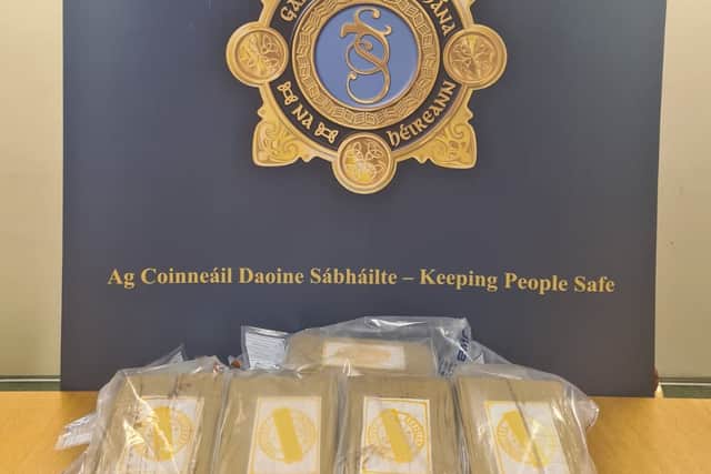 A man in his 30s was arrested following the interception of a vehicle in the Carpenterstown area of Dublin on Friday.