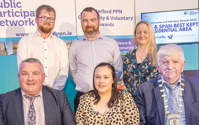 Winners of the Spik & Span/Best Kept Residential Area sponsored by Waterford City & County Council Housing Dept were Mount William Residents Association.