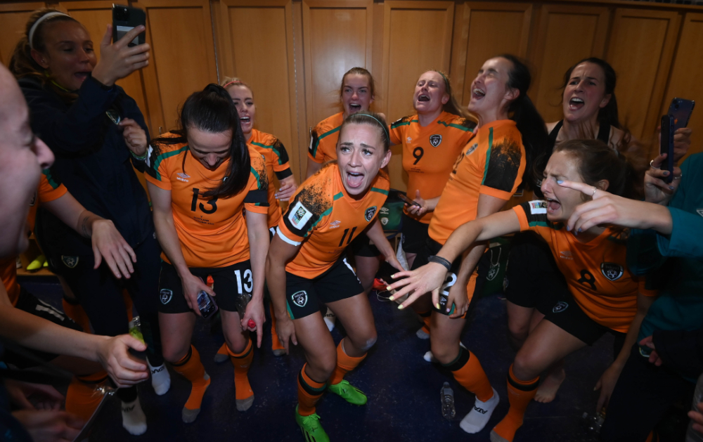 UEFA have announced that they will investigate the pro-IRA chants sung in Ireland's dressing room following the Girls in Green's 1-0 playoff victory over Scotland at Hampden Park on Tuesday night.