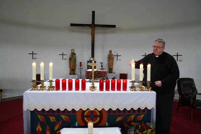 Father John said he knew “most” of the victims – as did many of the first responders from the fire and ambulance services.