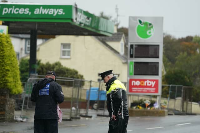 Mr McGinley’s daughter works in the shop during the summer holidays and at weekends, but was not working at the time of the explosion.