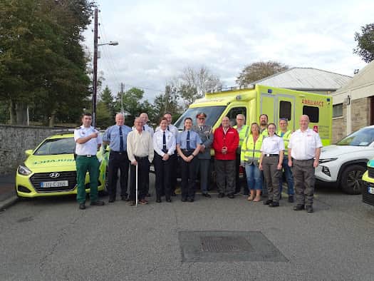Garda Kelly was joined for the presentation by the patient in question, Chief Supt. Padraic Dunne of Waterford Division, Supt. Fiona Fogherty of Tramore Garda Station and her unit sergeant Edwin Flynn.