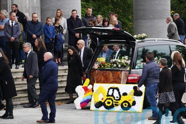 Father Casey said there was a “special place in our hearts” for the children’s friends in pre-school and school, as well as their minders and teachers.