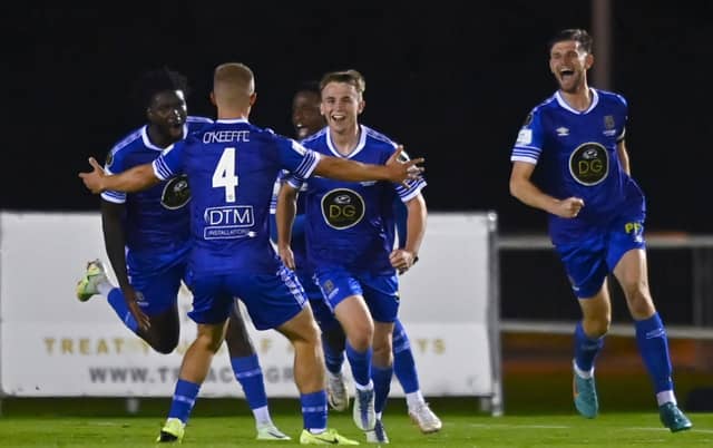 The Blues produced a memorable quarter-final performance last Friday when they defeated Dundalk 3-2 at the RSC. PIC: Sportsfile