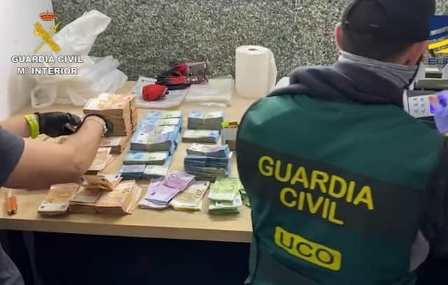 In a statement, Europol said that the arrested man and his associates are suspected to have been in charge of moving “large amounts of cash” between criminal organisations in different countries.